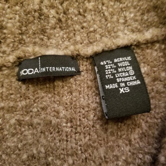 Beige/Spice Moda International Victoria's Secret Button Up Sweater - Picture 3 of 7